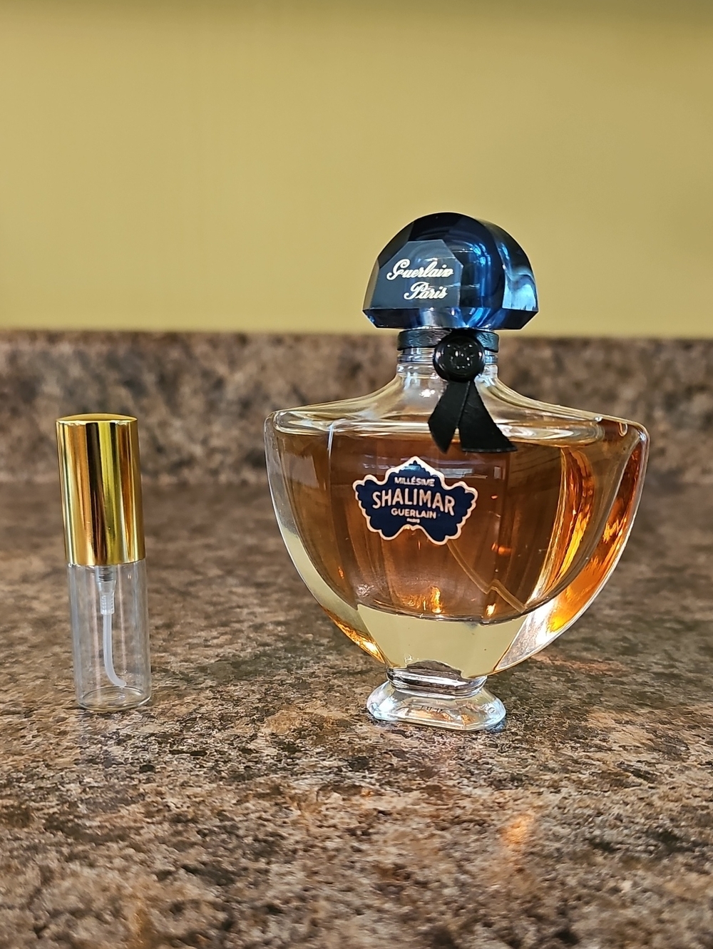 5 ML Sample SHALIMAR MILLESIME IRIS by Guerlain EDP Perfume Travel Spray
